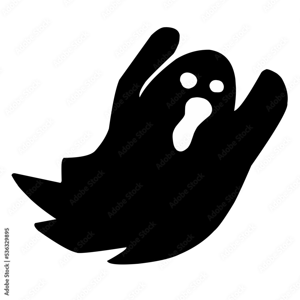 Obraz premium halloween ghost illustration