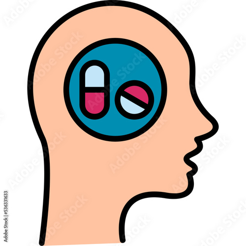 Drug addiction Icon