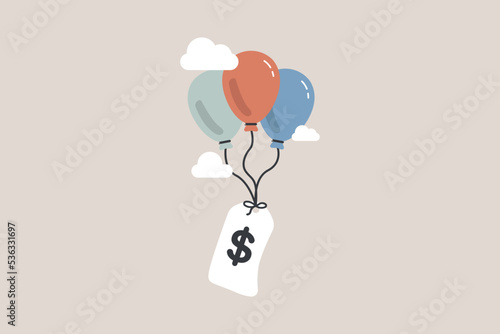 Inflation crisis, predicting the future of finance. The economic situation was sluggish. interest rate forecast.