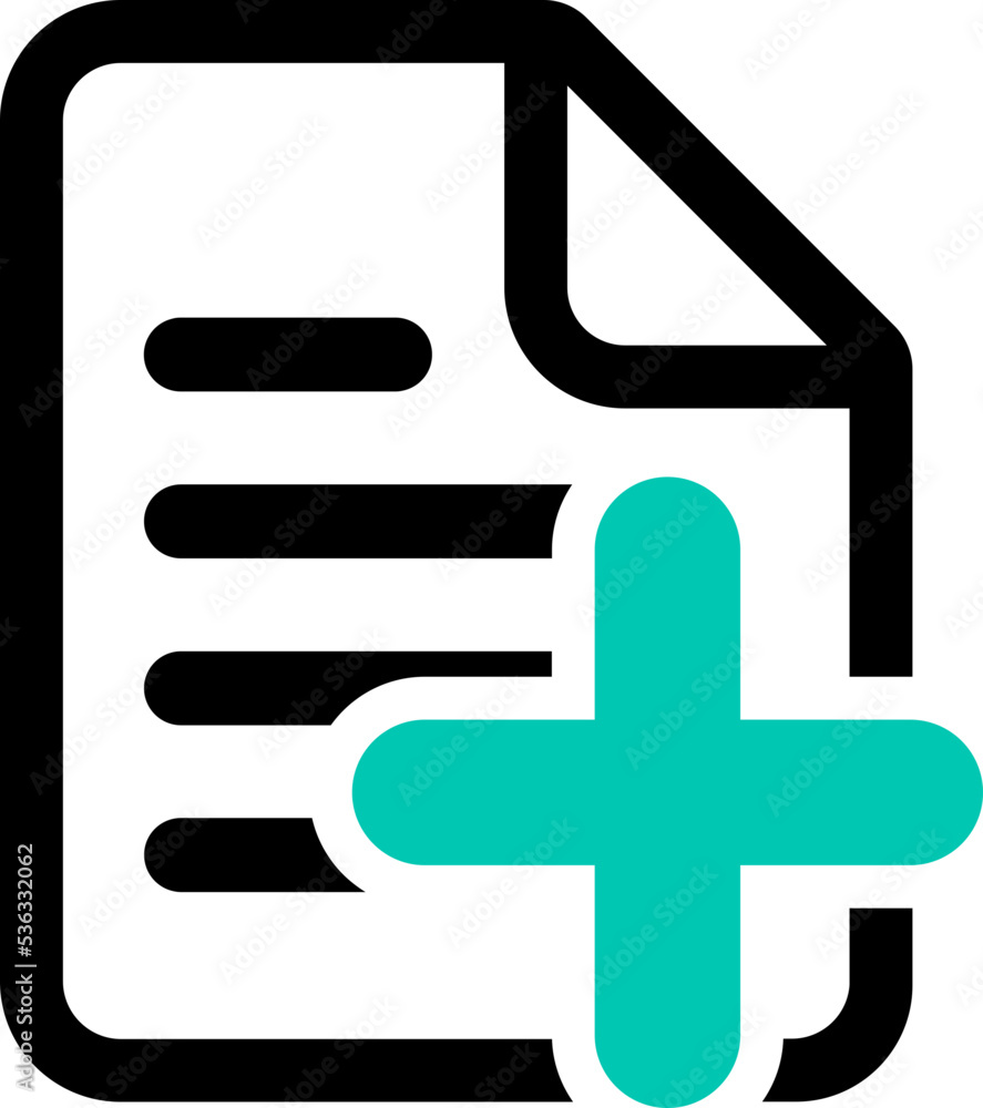 Obraz premium document icon