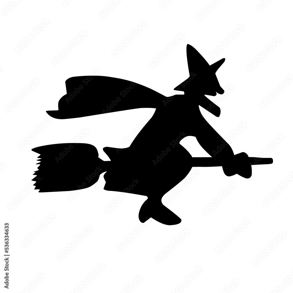 Obraz premium halloween witch illustration