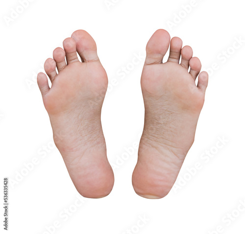 feet of a person isolate and save as to PNG file © taitai6769