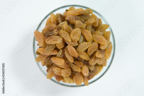 Bild auf Leinwand Raisins are a nutritious dry food.