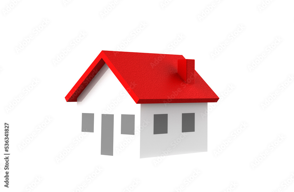 house icon isolated on white background. 3D Illustration. house icon isolated on white background. 3D Illustration.