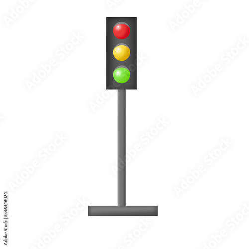 Street traffic light icon lamp. Traffic light direction regulate safety symbol. Transportation control warning