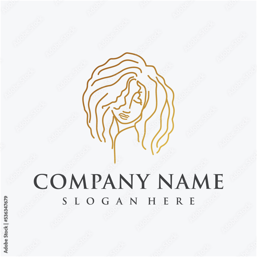 Beauty company logo design Beauty company logo design