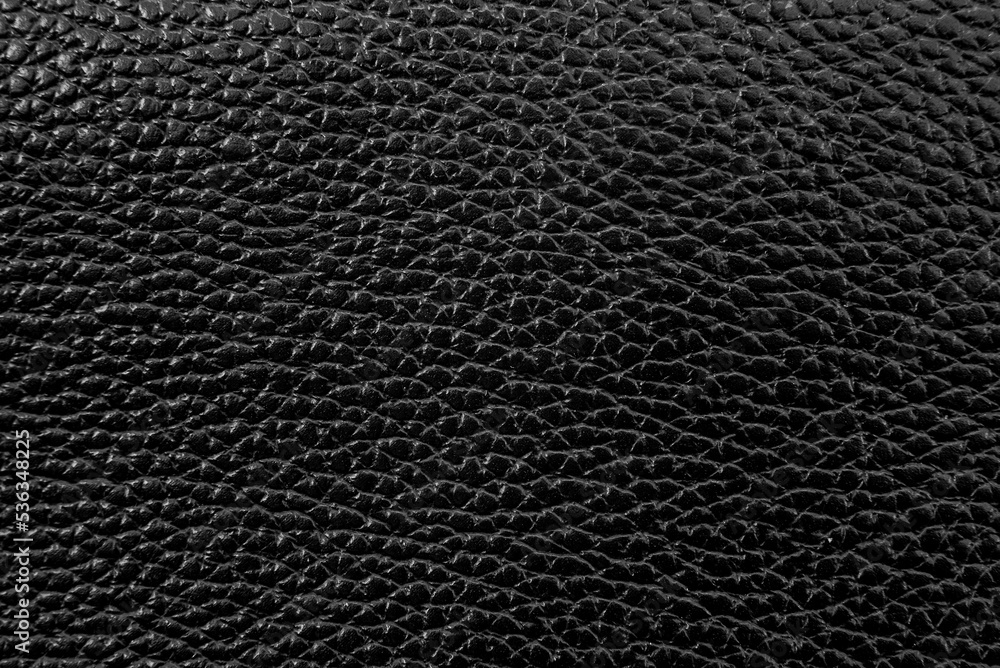Black leather texture. Abstract background of dark leather with small roughness and scuffs Black leather texture. Abstract background of dark leather with small roughness and scuffs