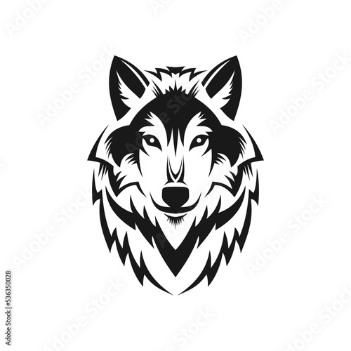 illustration of a wolf photo