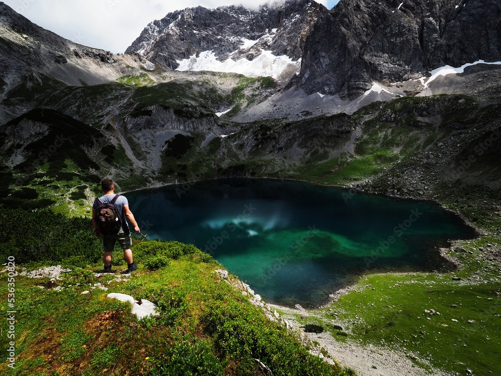 Fototapeta premium hiking in the mountains