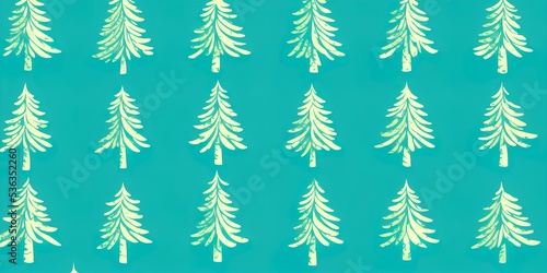 Seamless Image pattern with vintage patches on pine tree background. Perfect for textile  wallpaper or print design.. High quality Illustration