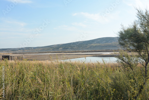 saline nei pressi di Pag capoluogo dell omonina isola della Croazia