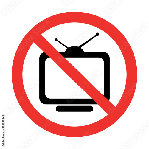 no tv sign