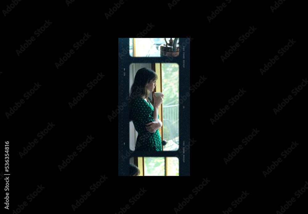 Film Frame Photo Effect Mockup Template Stock Template Adobe Stock