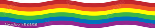 LGBT rainbow color in stripe. To celebrate pride month  gay  lesbian  homosexual pride culture and transgender community. 