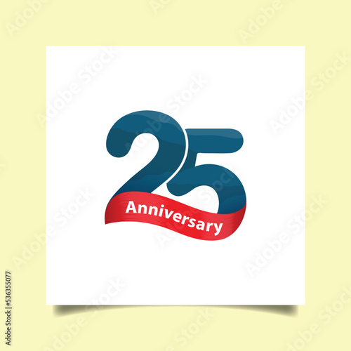 25 anniversary logo