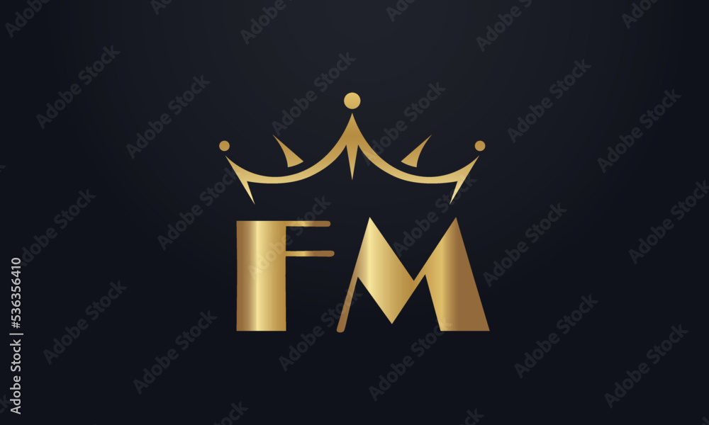 King crown logo design vector and extra bold queen symbol King crown logo design vector and extra bold queen symbol