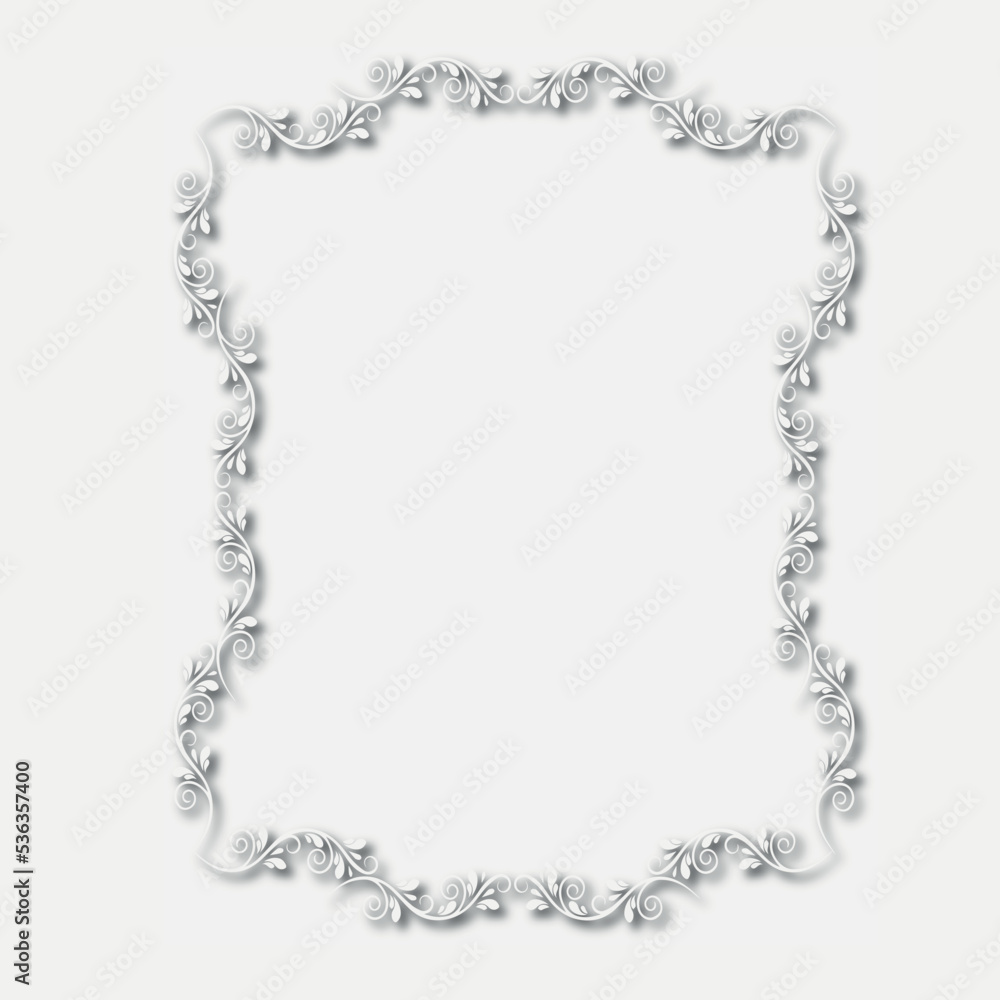Frame, in the style of an ornament, Vector illustration eps 10, Art. Frame, in the style of an ornament, Vector illustration eps 10, Art.