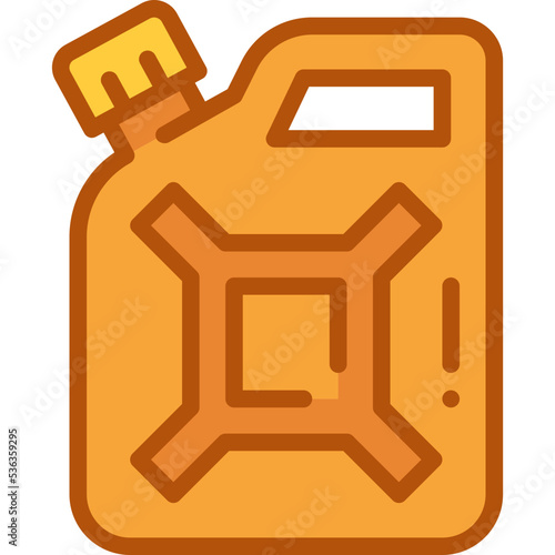 gas can two tone icon