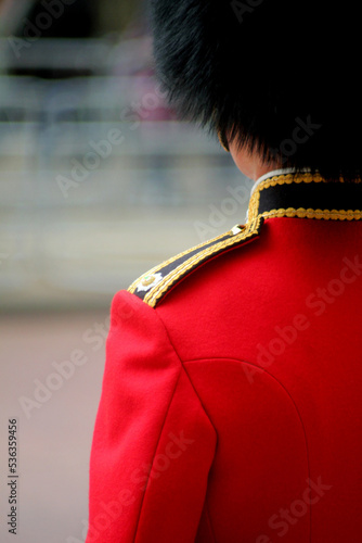 Foto Abstract British Guardsman London England
