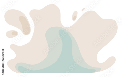 Abstract background in pastel color. Easy editable colored vector image. Suitable for wallpaper, banner, bard or book Illustration