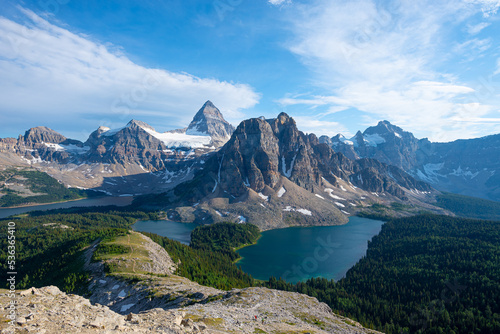 a big mountain landscape in the Canadian rockies