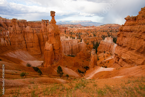 red rock hoodoos in Bryce Canyon National Park photo