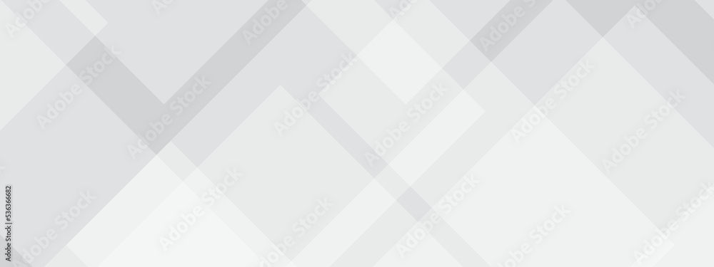 Abstract white and grey geometric overlapping square pattern, design of technology background with shadow. Vector illustration. You can use for add, poster, design artwork, template, banner, wallpaper Abstract white and grey geometric overlapping square pattern, design of technology background with shadow. Vector illustration. You can use for add, poster, design artwork, template, banner, wallpaper