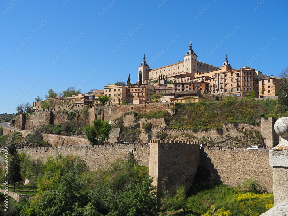 Toledo, ciudad amurallada de Castilla La Mancha. España.
