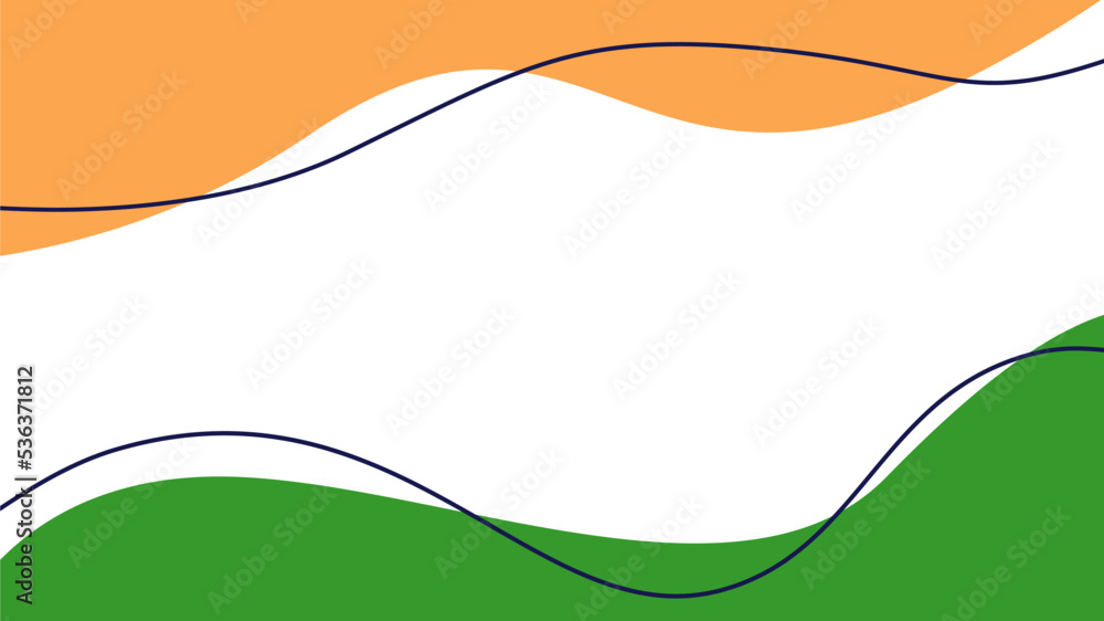 indian flag color palette liquid background Stock Vector | Adobe Stock