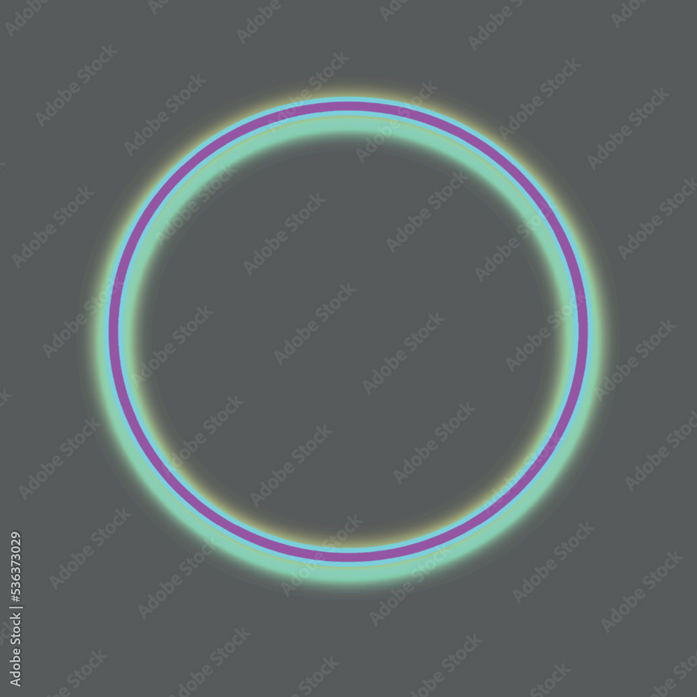 Fototapeta premium Shining Circle Frame