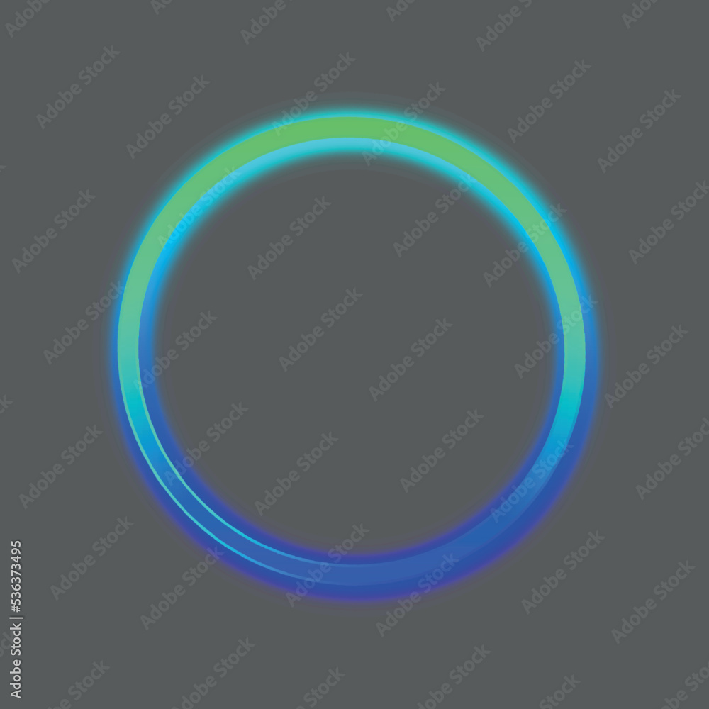 Obraz premium Shining Circle Frame