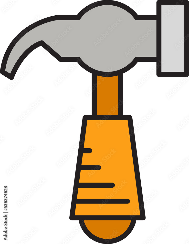 hammer tool icon illustration hammer tool icon illustration