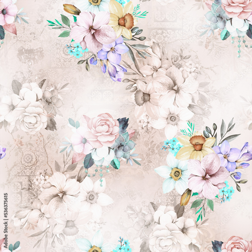 pattern with flower pattern with flower