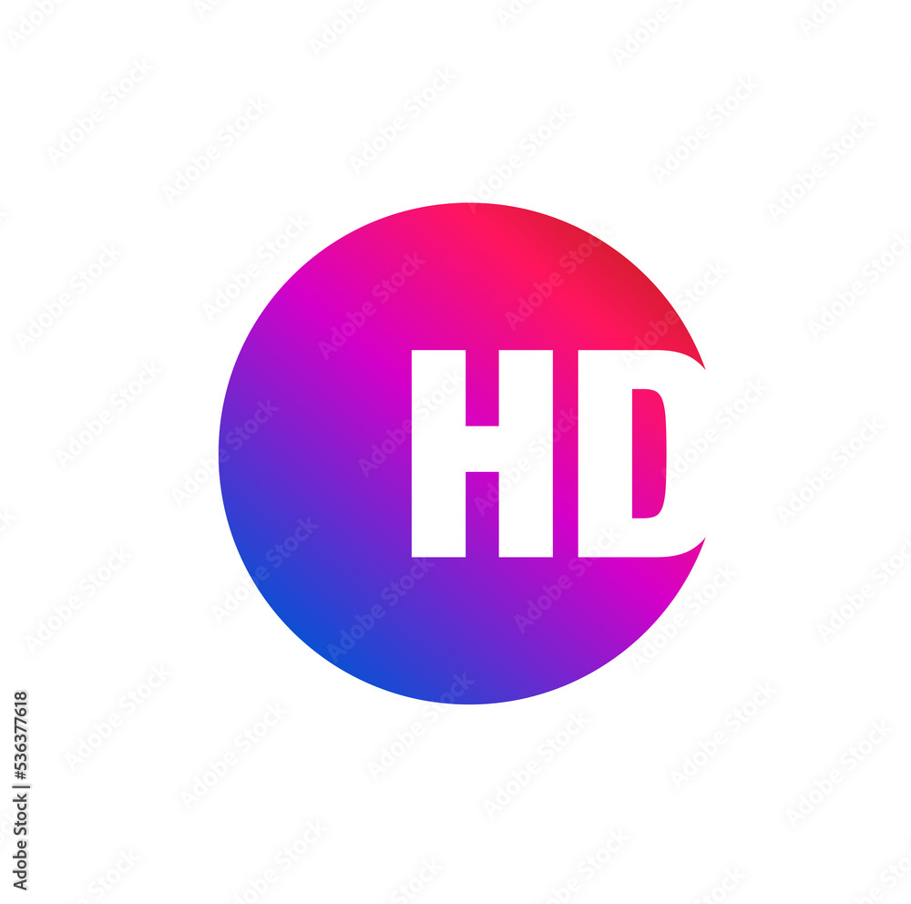 HD brand symbol icon. HD lettering icon. HD brand symbol icon. HD lettering icon.
