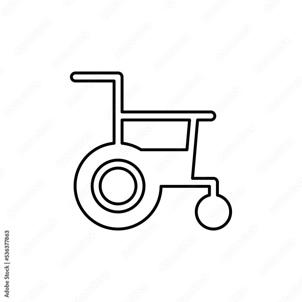 Wheel chair icon Wheel chair icon