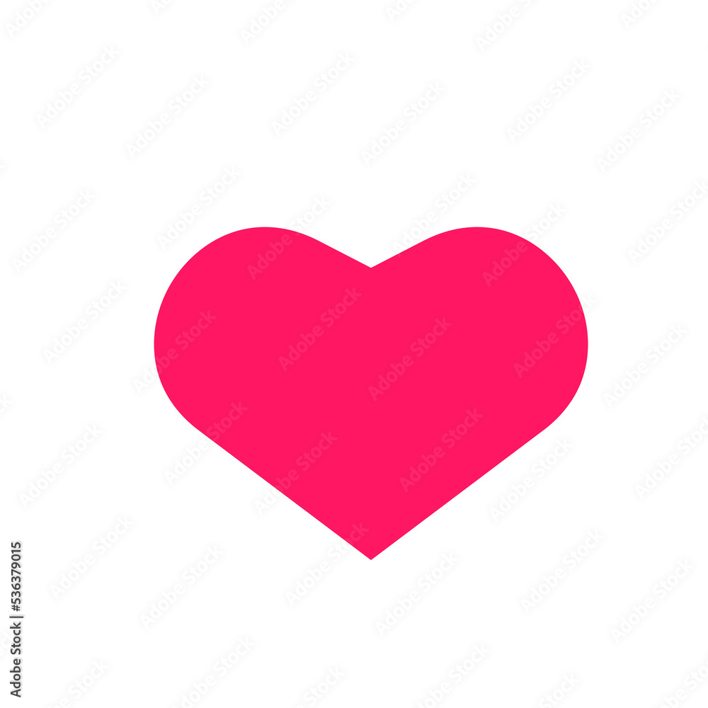 Heart icon vector. Love symbol. Valentine's Day sign. Like icon