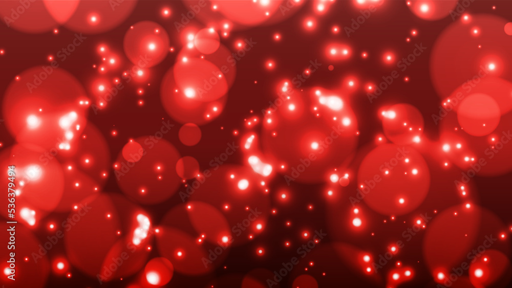 光の球のキラキラ背景