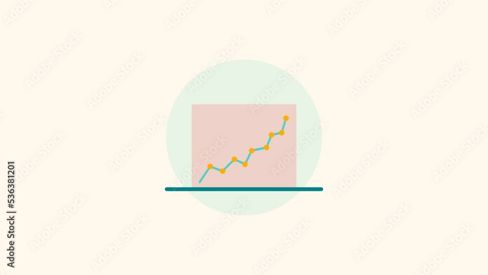 Animated Graph Statistics Charts Diagram Infographic Illustration Animated Graph Statistics Charts Diagram Infographic Illustration