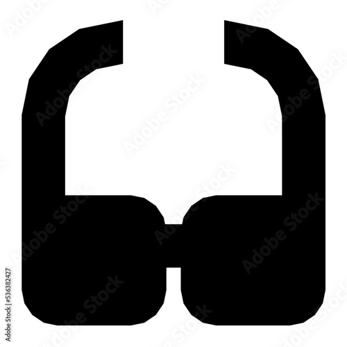 Glasses Flat Vector Icon