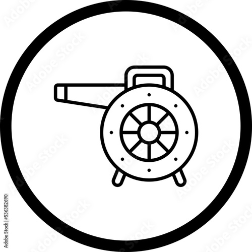 Air Blowers Icon Style