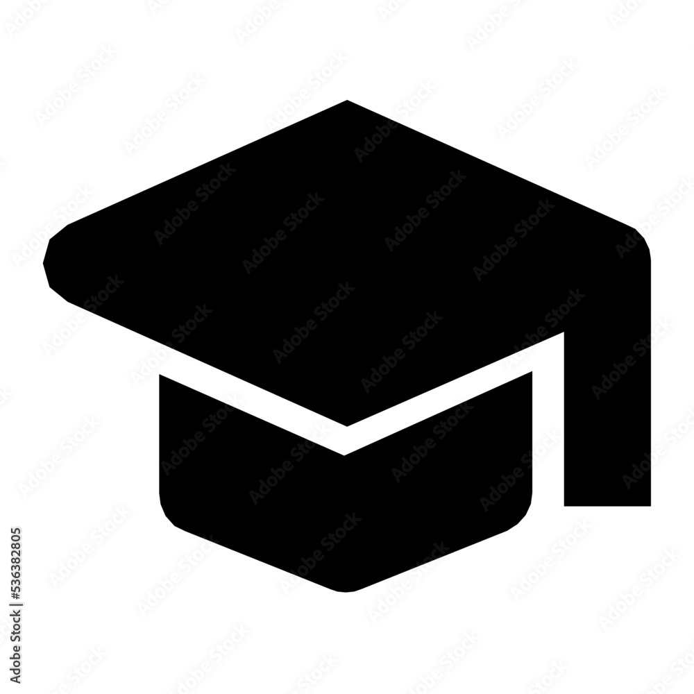 Mortarboard Flat Vector Icon Mortarboard Flat Vector Icon