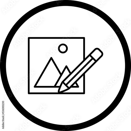Photo Editing Icon Style