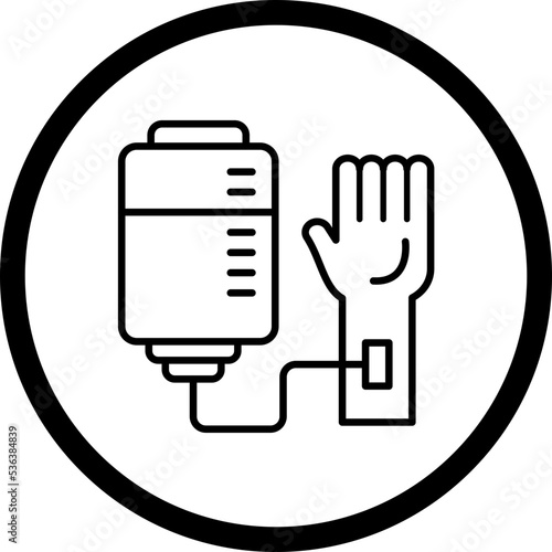 Blood Donation Icon Style