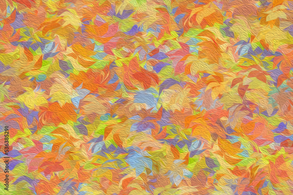 Autumn leaf abstract background in bright fall colors Autumn leaf abstract background in bright fall colors