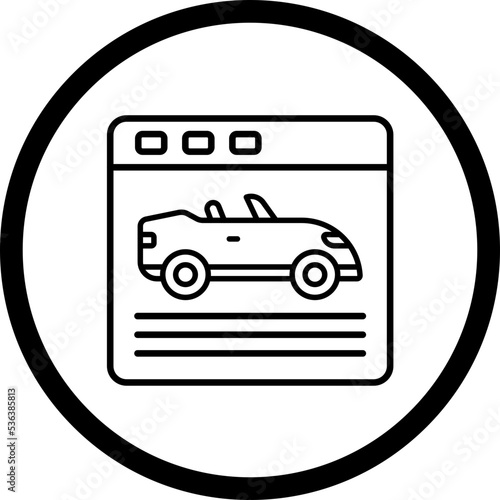 Racing Game Icon Style