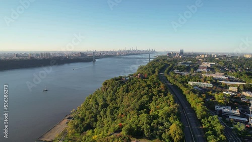 George Washington Bridge from a Distance in 4K