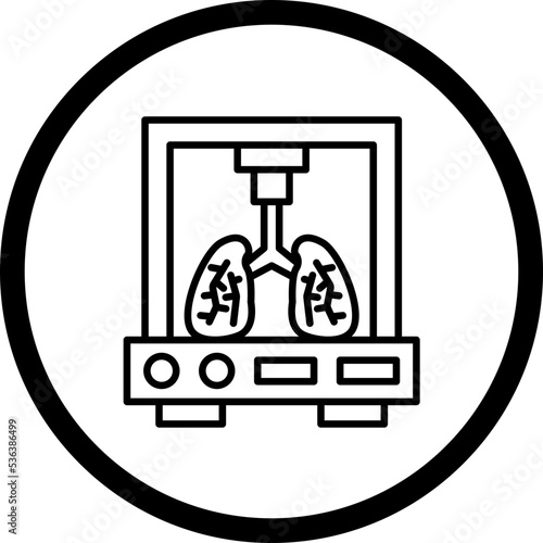 Bioprinting Icon Style