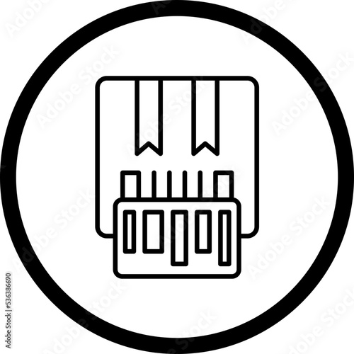 Stock Keeping Unit Icon Style