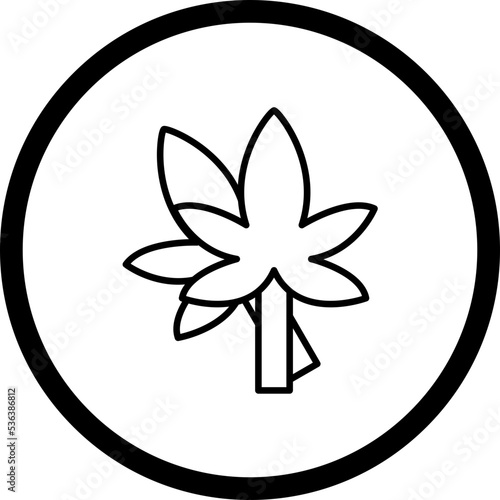 Marijuana Icon Style