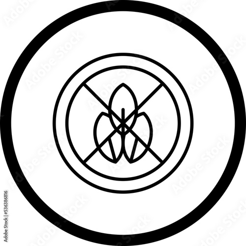 Non Gmo Ingredients Icon Style